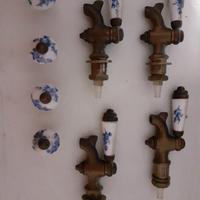 rubinetti e pomelli vintage anni 70 