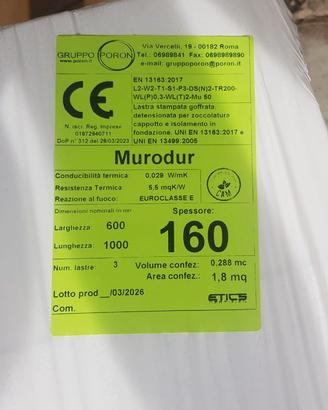 lastra per cappotto e isolamento