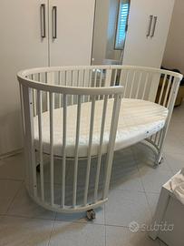 Culla Stokke bianca con kit completo