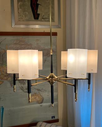 Lampada a sospensione anni'50 Stilnovo 