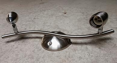 PLAFONIERA ACCIAIO FARETTI