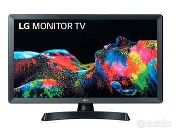 LG 24TQ510S Monitor TV 23.6" SMART webOS 22 Wi-Fi