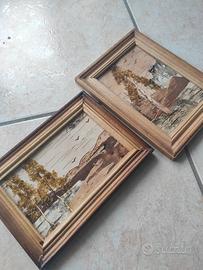 Quadretti in sughero e carta