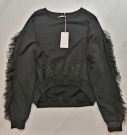 Felpa Crop Jewels Motivi