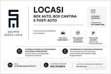 Box auto e cantine
