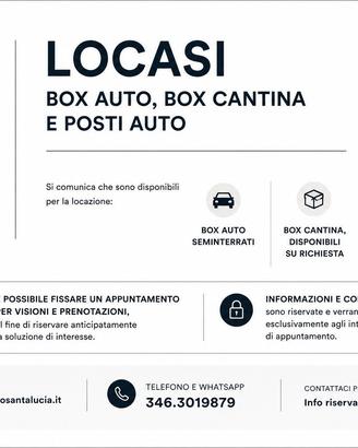 Box auto e cantine