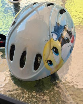 Casco bicicletta bambini looney tunes