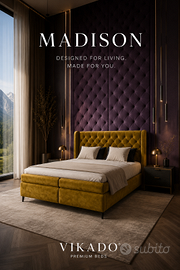 MADISON Boxspring 160x200 Dormire come in un HOTEL