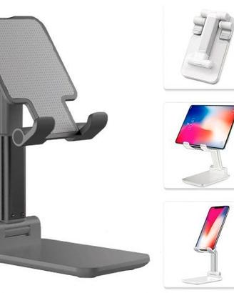 Supporto Telefono Pieghevole e Regolabile, NERO