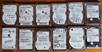 Lotto di hard disks 2.5 pollici