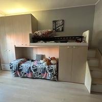 CAMERETTA COMPLETA CON LETTO A CASTELLO