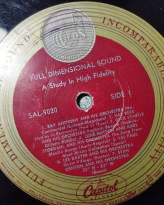 Disco vintage FDS Capitol Records