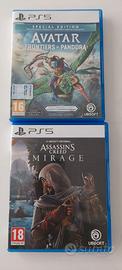 Assassin's creed Mirage e Avatar Frontiers of Pand