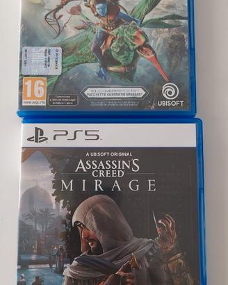 Assassin's creed Mirage e Avatar Frontiers of Pand