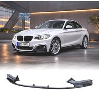 SPOILER LIP BMW F22 F23 LOOK M PERFORMANCE NERO LU