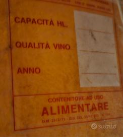 Botte in vetroresina 500 litri