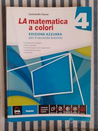 Libro scolastico LA Matematica Sasso Azzurro- 4an