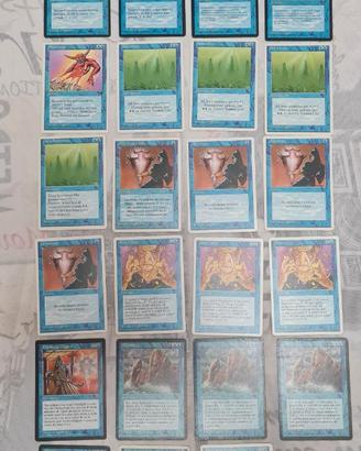 Magic the Gathering vecchie edizioni Lotto10 Blu
