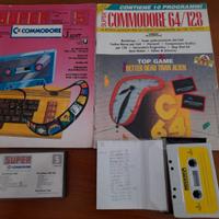Super Commodore n.2 riviste (1986-1987)+cassette