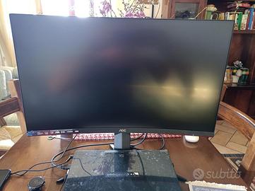 Monitor gaming AOC 280hz curvo 27 pollici