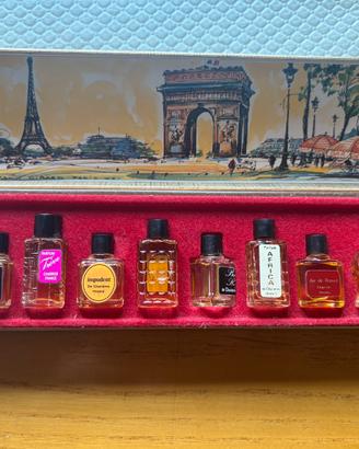 10 mignon profumi francesci da collezione - NUOVO