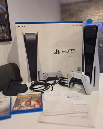 Playstation 5 con lettore disco