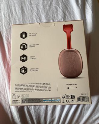 Cuffie bluetooth Music Sound MAXI 2 rosa nuove.