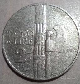 Buono da 2 lire del 1924 