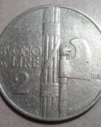 Buono da 2 lire del 1924 