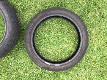 Coppia di gomme Dunlop 120/180