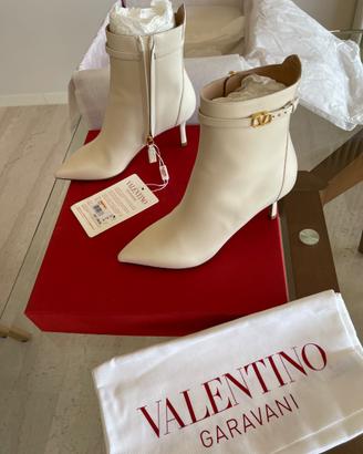 Stivaletti Valentino Garavani VLogo pelle 37