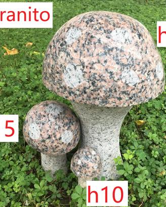Fungo in pietra granito