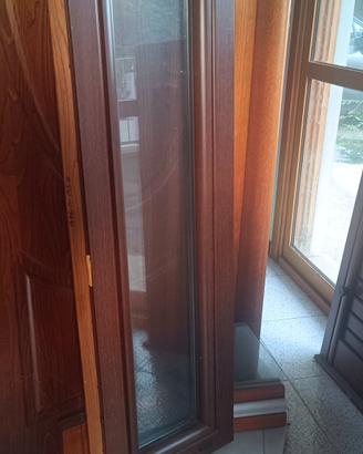 lucernaio fisso 41x143 legno alluminio 