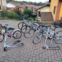 Biciclette Mountain bike e monopattini