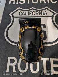 Parafango aerografato foglia d'oro