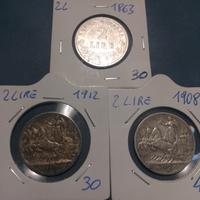 lotto 2 lire regno d'Italia 