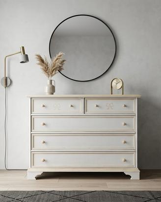 Comò shabby Bianco