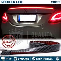 SPOILER LED Posteriore Universale CARBON 130cm