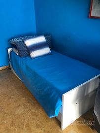 Letto singolo con letto estraibile