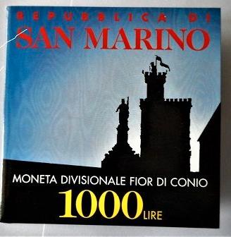 Repubblica San Marino moneta £ 1000 del 1997