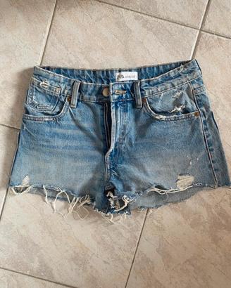 Shorts in denim Zara taglia EUR 36