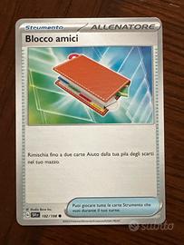 Carta pokemon blocco amici 182/198 nuova
