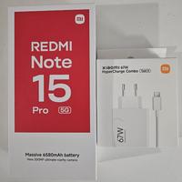 REDMI Note 15 Pro 5G Blak 12/512gb + Caricatore