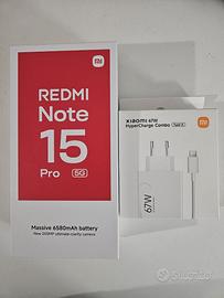REDMI Note 15 Pro 5G Blak 12/512gb + Caricatore
