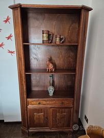 Splendida Libreria in Legno Stile Arte Povera