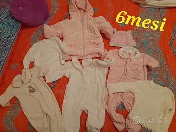 Abbigliamento bambina da 0 a  6 anni