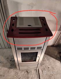 Palazzetti coperchio ceram. Sissy rosso bordeaux