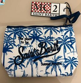 pochette MC2 saint barth palme blu 