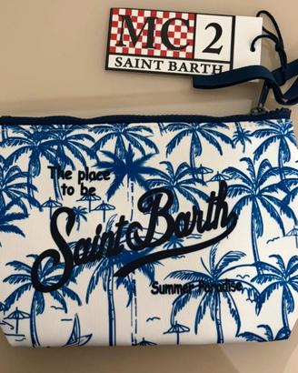 pochette MC2 saint barth palme blu 