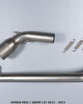 Linea completa Scarico per HONDA MSX GROM 125 2013